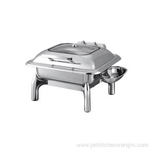 Glass Lid Hydraulic Induction Chafer Chafing Dish